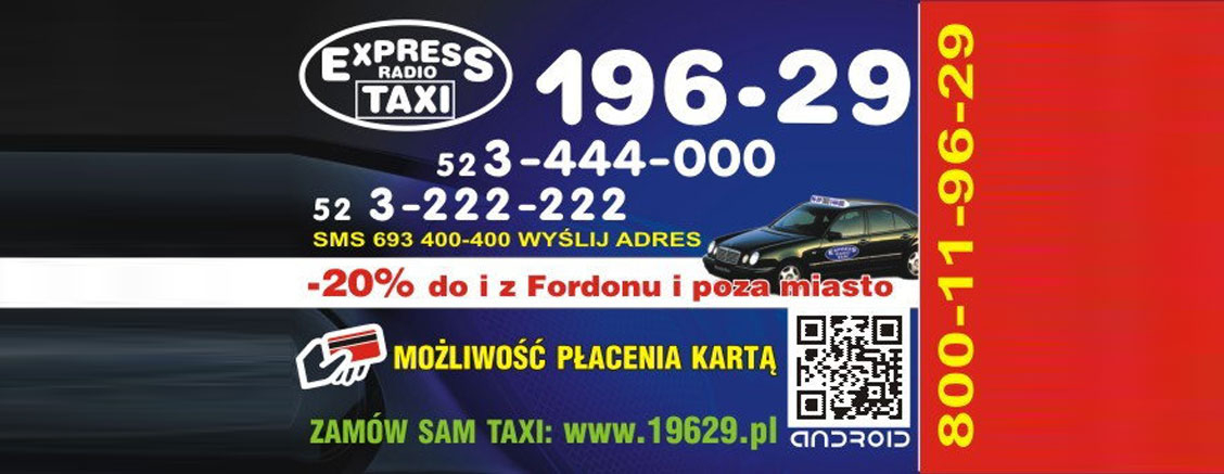 Komfortowa, niedroga taksówka Bydgoszcz